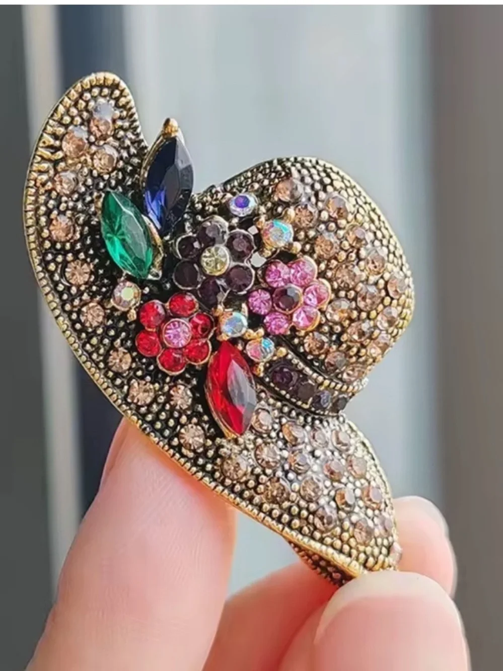 Anthropologie gold tone